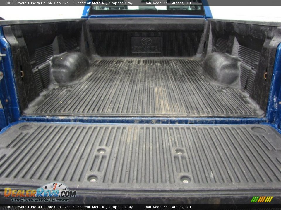 2008 Toyota Tundra Double Cab 4x4 Blue Streak Metallic / Graphite Gray Photo #25