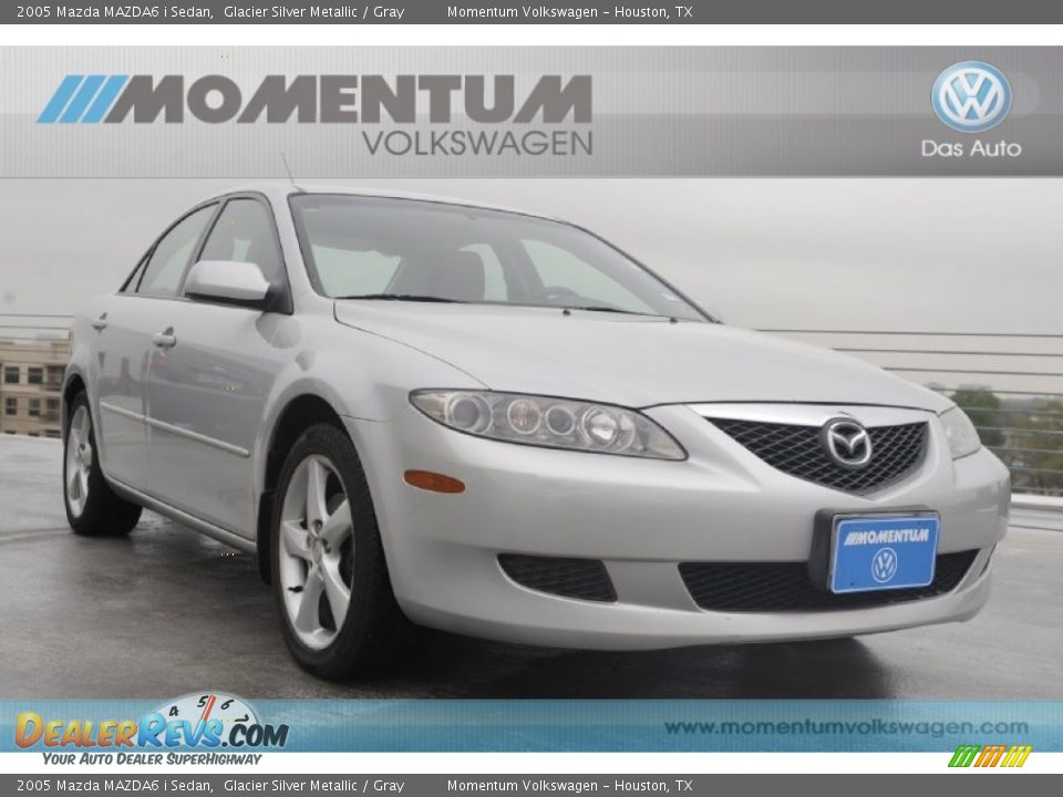 2005 Mazda MAZDA6 i Sedan Glacier Silver Metallic / Gray Photo #1