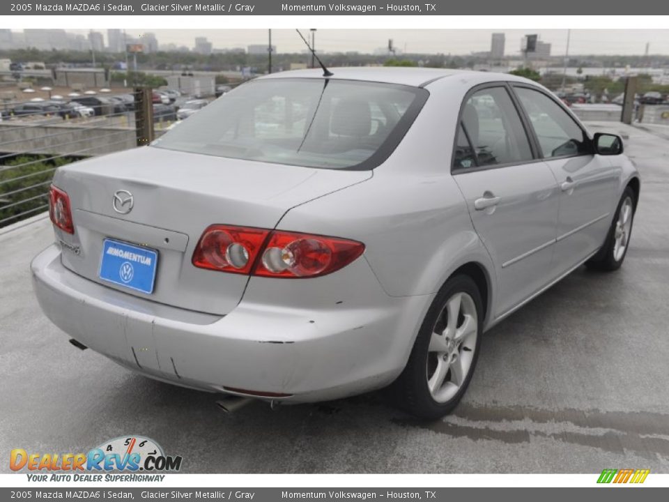 2005 Mazda MAZDA6 i Sedan Glacier Silver Metallic / Gray Photo #4