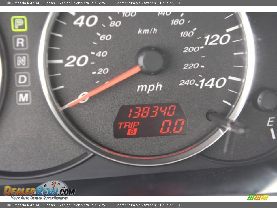 2005 Mazda MAZDA6 i Sedan Glacier Silver Metallic / Gray Photo #7