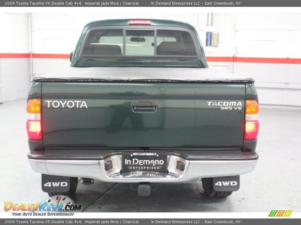 2004 Toyota Tacoma V6 Double Cab 4x4 Imperial Jade Mica / Charcoal Photo #4