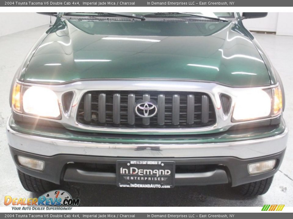 2004 Toyota Tacoma V6 Double Cab 4x4 Imperial Jade Mica / Charcoal Photo #14