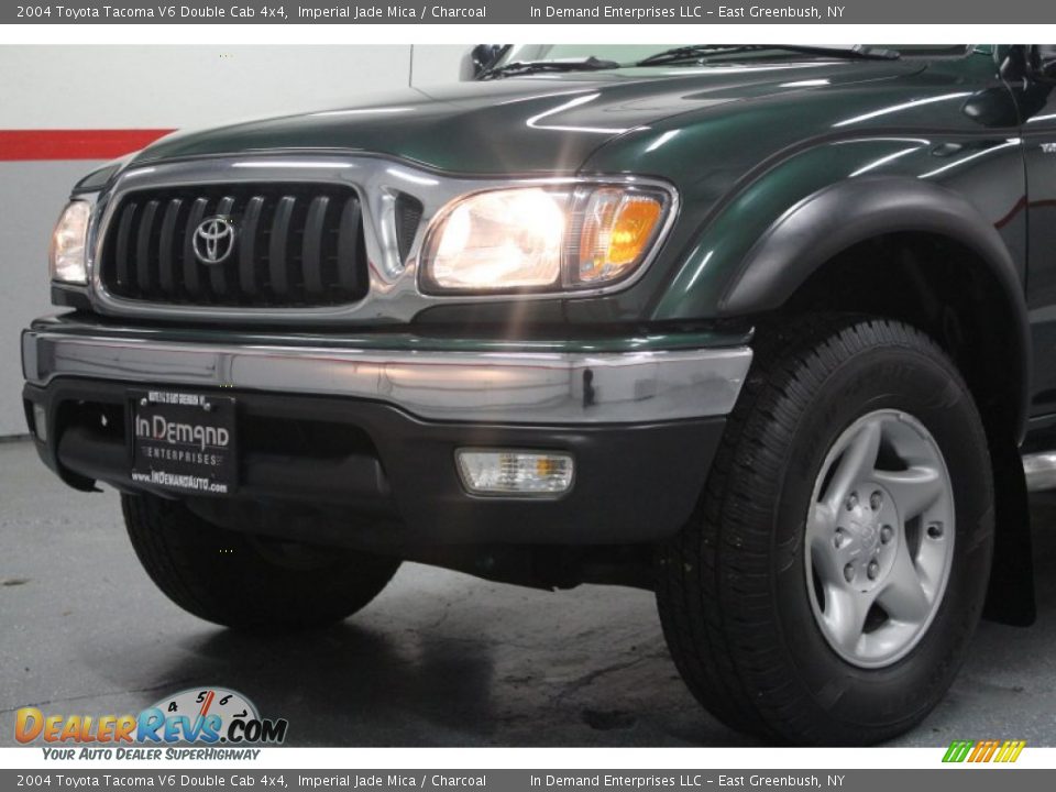 2004 Toyota Tacoma V6 Double Cab 4x4 Imperial Jade Mica / Charcoal Photo #17