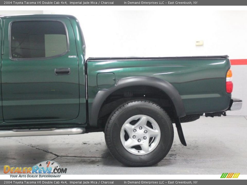 2004 Toyota Tacoma V6 Double Cab 4x4 Imperial Jade Mica / Charcoal Photo #19