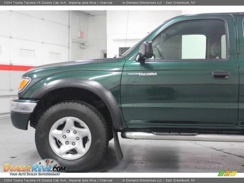 2004 Toyota Tacoma V6 Double Cab 4x4 Imperial Jade Mica / Charcoal Photo #20