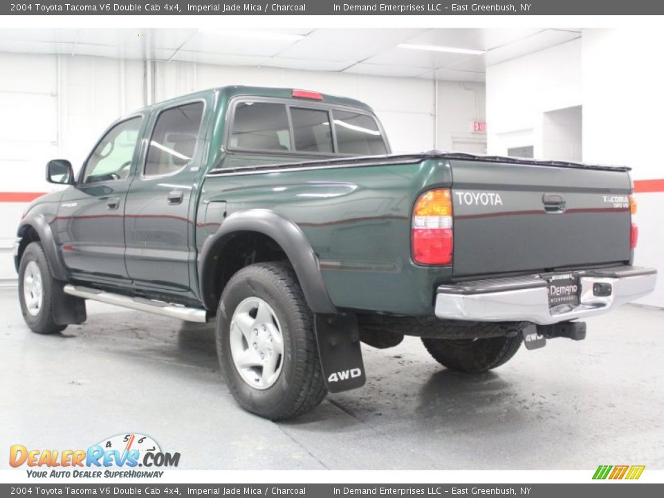 2004 Toyota Tacoma V6 Double Cab 4x4 Imperial Jade Mica / Charcoal Photo #21