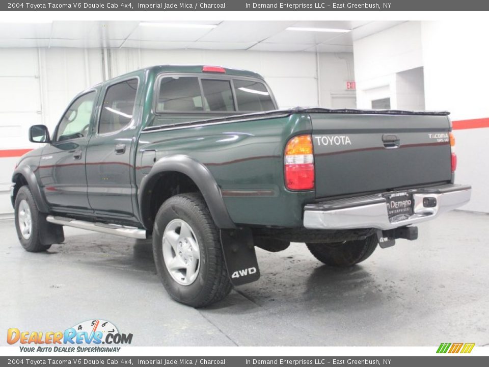 2004 Toyota Tacoma V6 Double Cab 4x4 Imperial Jade Mica / Charcoal Photo #22