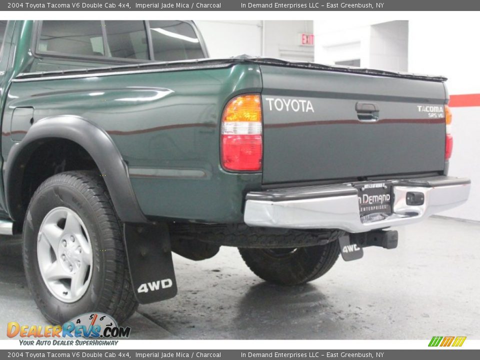 2004 Toyota Tacoma V6 Double Cab 4x4 Imperial Jade Mica / Charcoal Photo #23