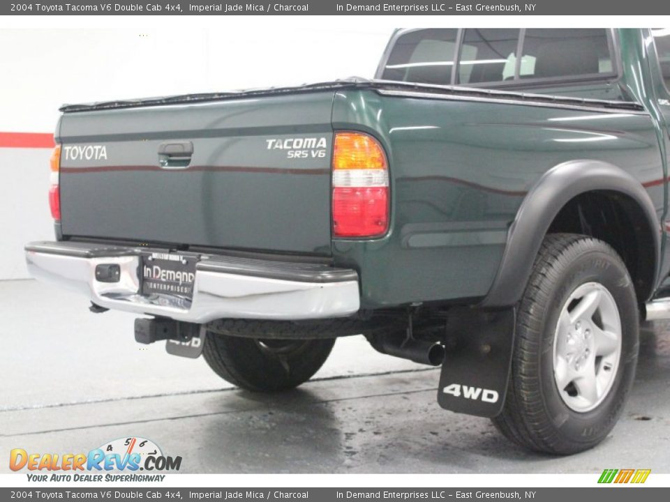 2004 Toyota Tacoma V6 Double Cab 4x4 Imperial Jade Mica / Charcoal Photo #28