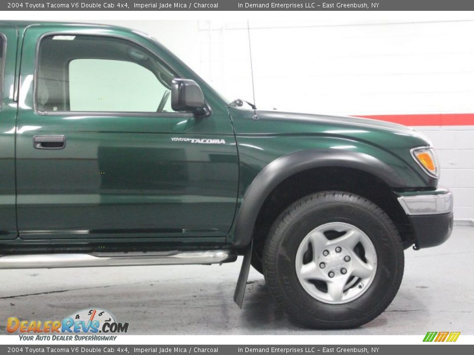 2004 Toyota Tacoma V6 Double Cab 4x4 Imperial Jade Mica / Charcoal Photo #30