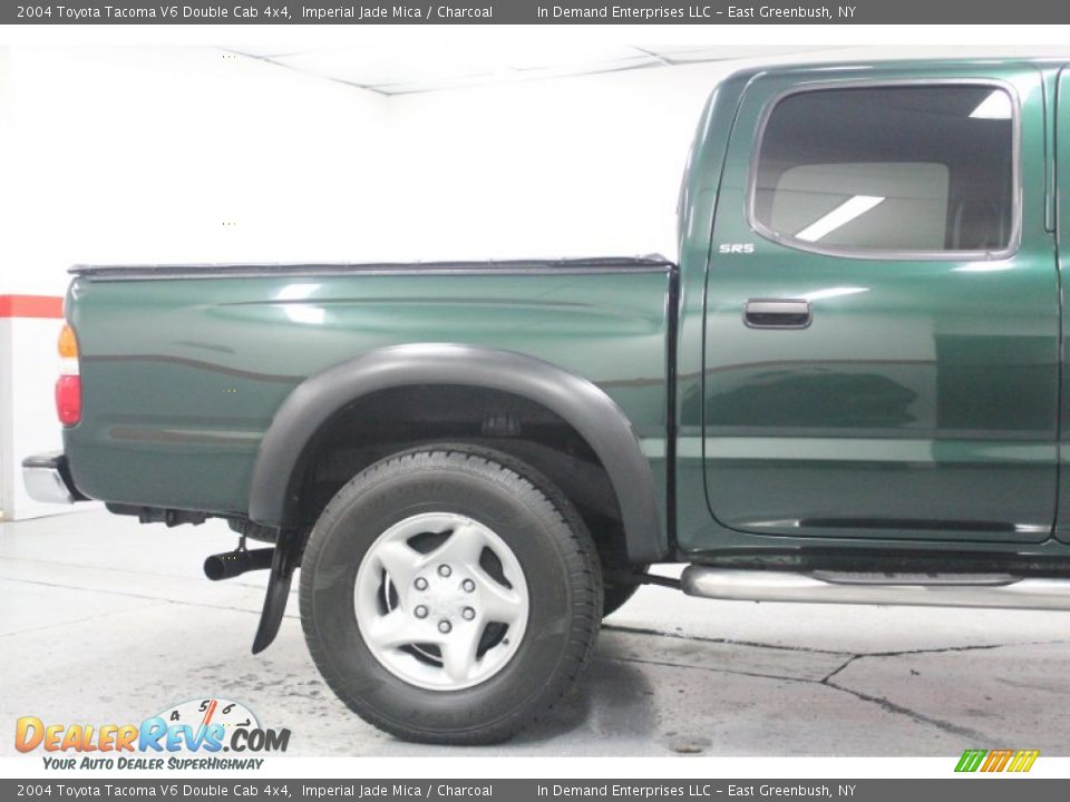 2004 Toyota Tacoma V6 Double Cab 4x4 Imperial Jade Mica / Charcoal Photo #31