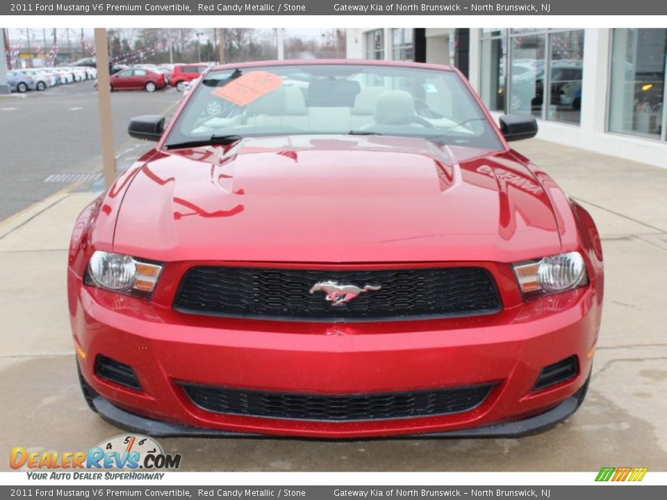 Red Candy Metallic 2011 Ford Mustang V6 Premium Convertible Photo #2