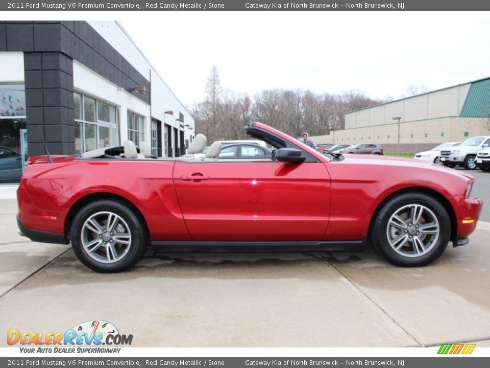 Red Candy Metallic 2011 Ford Mustang V6 Premium Convertible Photo #4