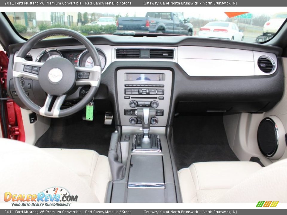 Dashboard of 2011 Ford Mustang V6 Premium Convertible Photo #11