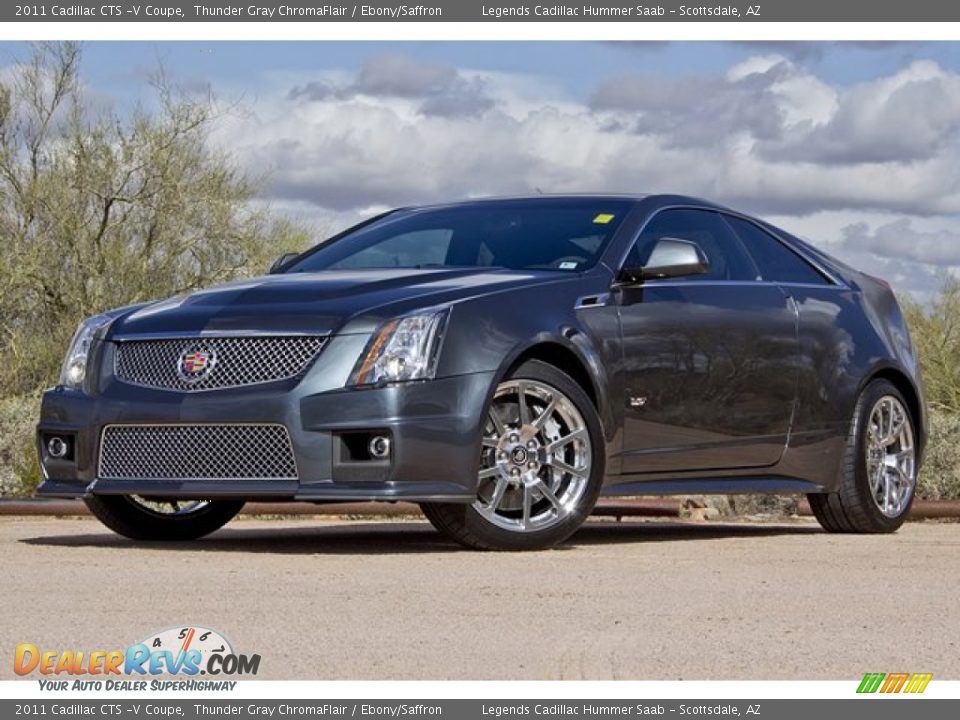 Front 3/4 View of 2011 Cadillac CTS -V Coupe Photo #1