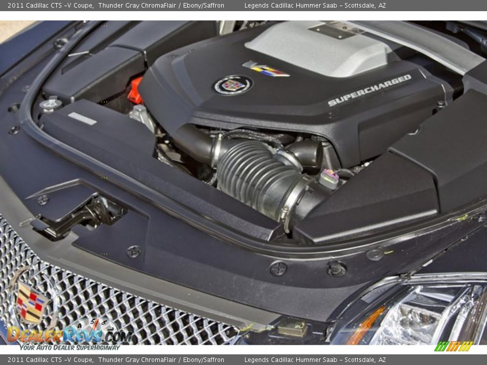 2011 Cadillac CTS -V Coupe 6.2 Liter Supercharged OHV 16-Valve V8 Engine Photo #2