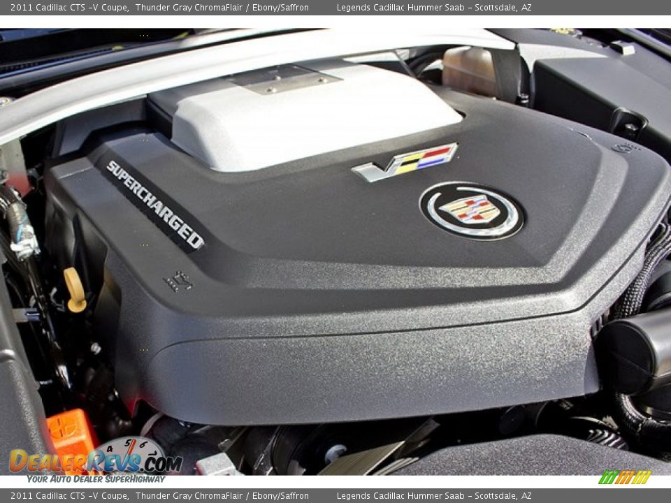 2011 Cadillac CTS -V Coupe 6.2 Liter Supercharged OHV 16-Valve V8 Engine Photo #4