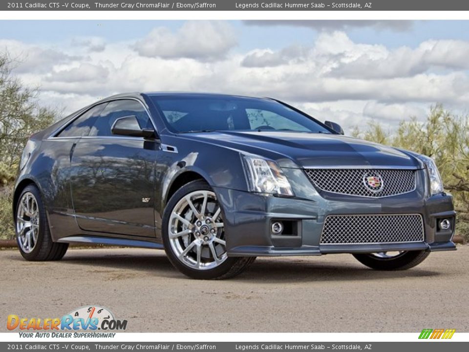 Front 3/4 View of 2011 Cadillac CTS -V Coupe Photo #5