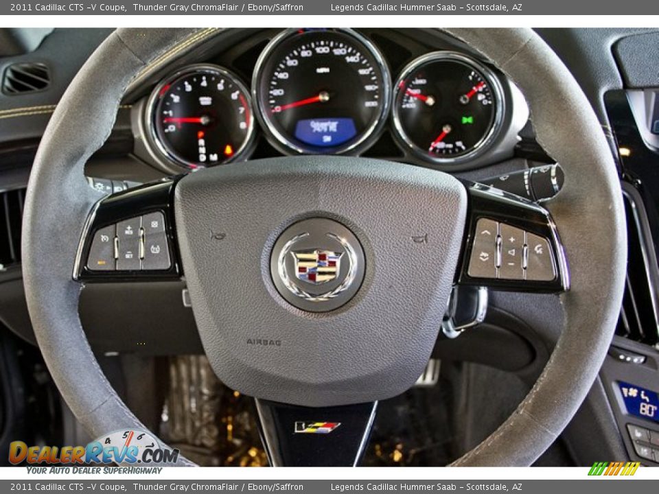 2011 Cadillac CTS -V Coupe Steering Wheel Photo #18