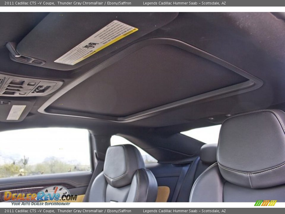 Sunroof of 2011 Cadillac CTS -V Coupe Photo #23