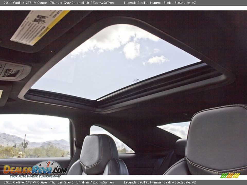 Sunroof of 2011 Cadillac CTS -V Coupe Photo #24