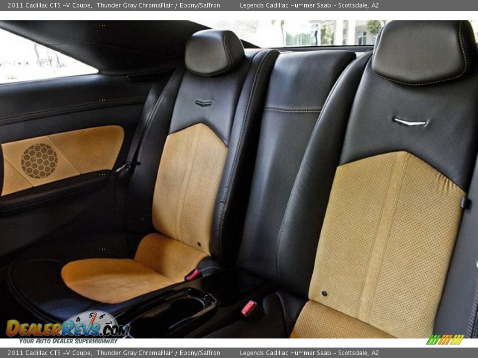 Rear Seat of 2011 Cadillac CTS -V Coupe Photo #26