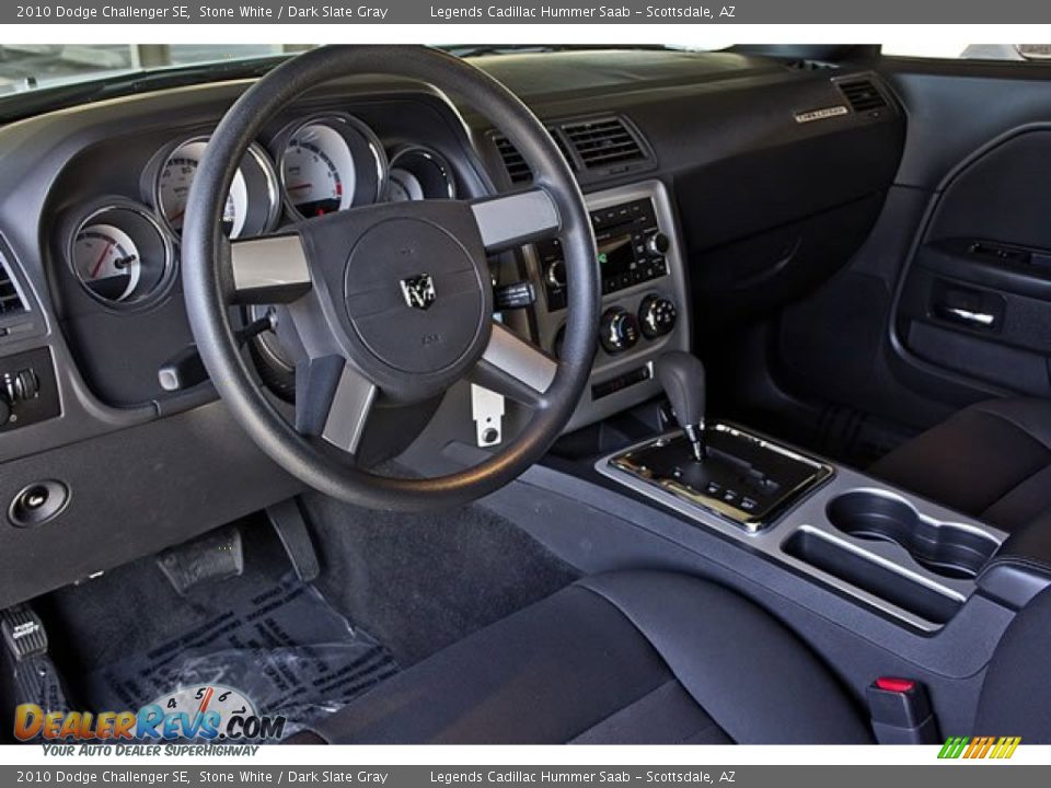 2010 Dodge Challenger SE Stone White / Dark Slate Gray Photo #15