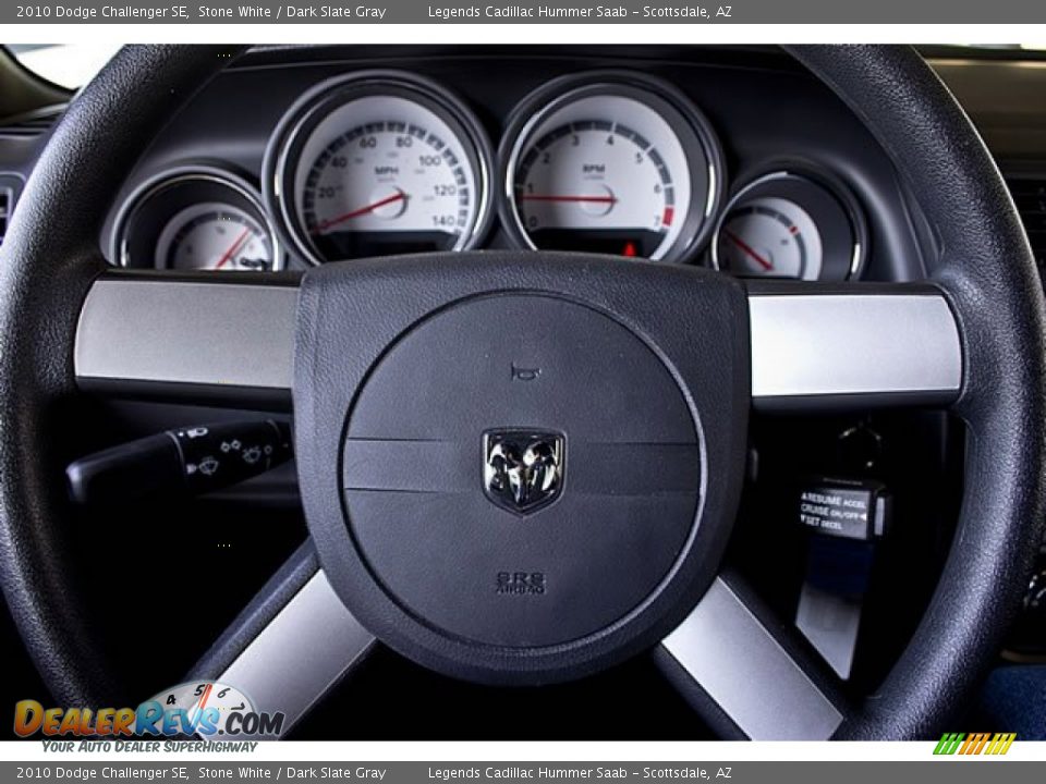 2010 Dodge Challenger SE Stone White / Dark Slate Gray Photo #16