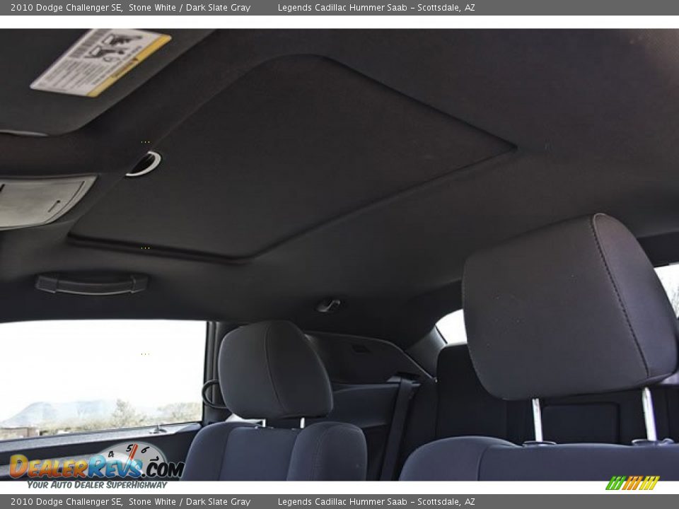 2010 Dodge Challenger SE Stone White / Dark Slate Gray Photo #20