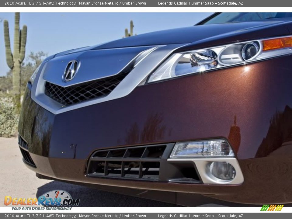 2010 Acura TL 3.7 SH-AWD Technology Mayan Bronze Metallic / Umber Brown Photo #14