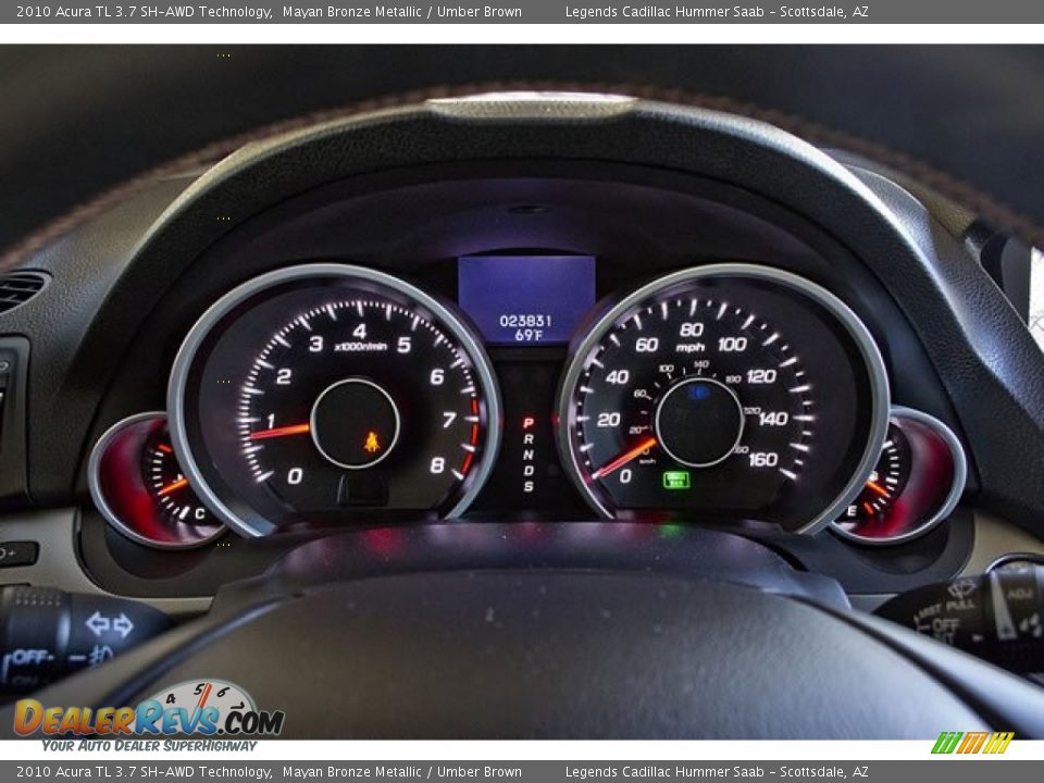 2010 Acura TL 3.7 SH-AWD Technology Gauges Photo #19