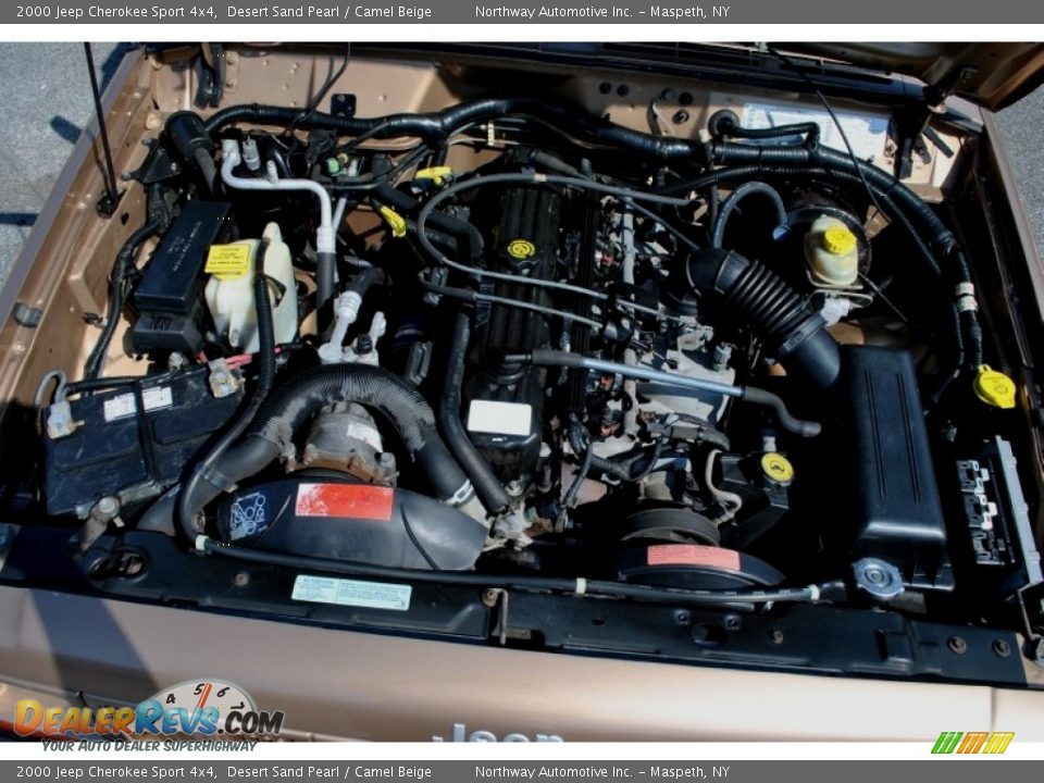 2000 Jeep Cherokee Sport 4x4 4.0 Liter OHV 12-Valve Inline 6 Cylinder Engine Photo #26