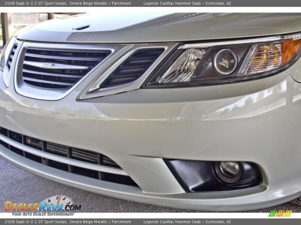 2008 Saab 9-3 2.0T Sport Sedan Smoke Beige Metallic / Parchment Photo #3