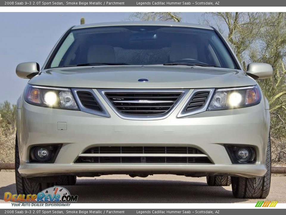 2008 Saab 9-3 2.0T Sport Sedan Smoke Beige Metallic / Parchment Photo #4