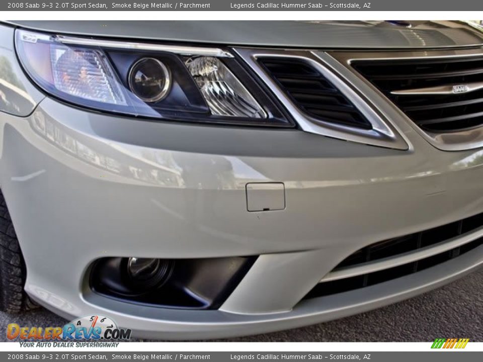 2008 Saab 9-3 2.0T Sport Sedan Smoke Beige Metallic / Parchment Photo #7