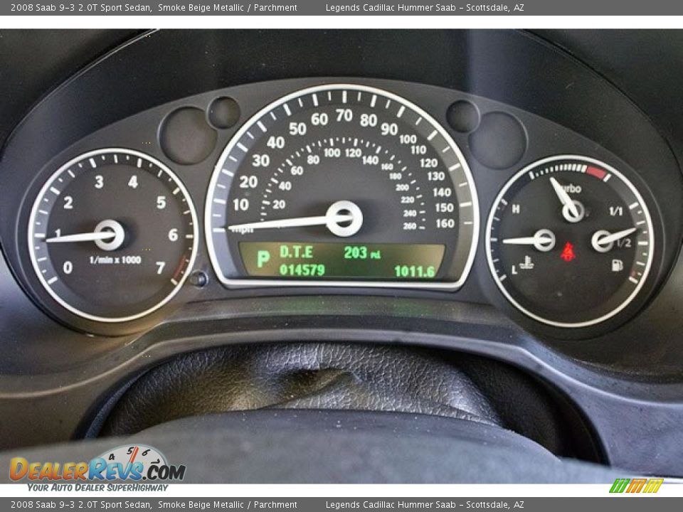 2008 Saab 9-3 2.0T Sport Sedan Smoke Beige Metallic / Parchment Photo #19