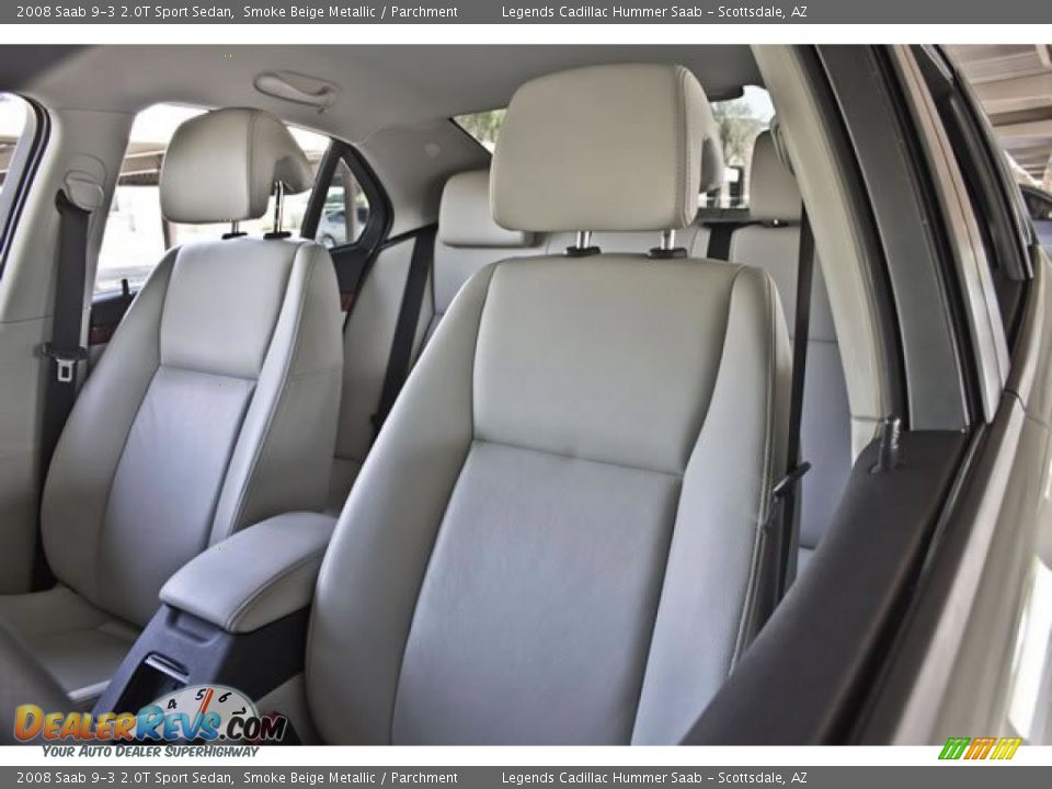 2008 Saab 9-3 2.0T Sport Sedan Smoke Beige Metallic / Parchment Photo #21