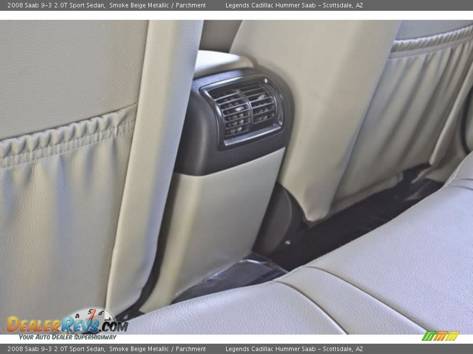 2008 Saab 9-3 2.0T Sport Sedan Smoke Beige Metallic / Parchment Photo #26
