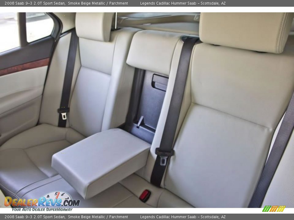 2008 Saab 9-3 2.0T Sport Sedan Smoke Beige Metallic / Parchment Photo #28