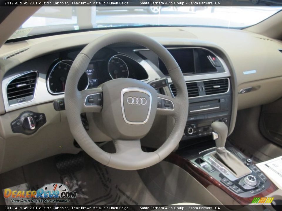 Dashboard of 2012 Audi A5 2.0T quattro Cabriolet Photo #9