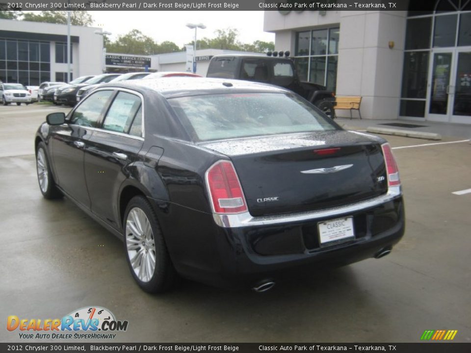 2012 Chrysler 300 Limited Blackberry Pearl / Dark Frost Beige/Light Frost Beige Photo #3