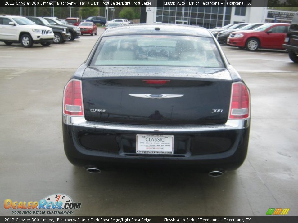 2012 Chrysler 300 Limited Blackberry Pearl / Dark Frost Beige/Light Frost Beige Photo #4