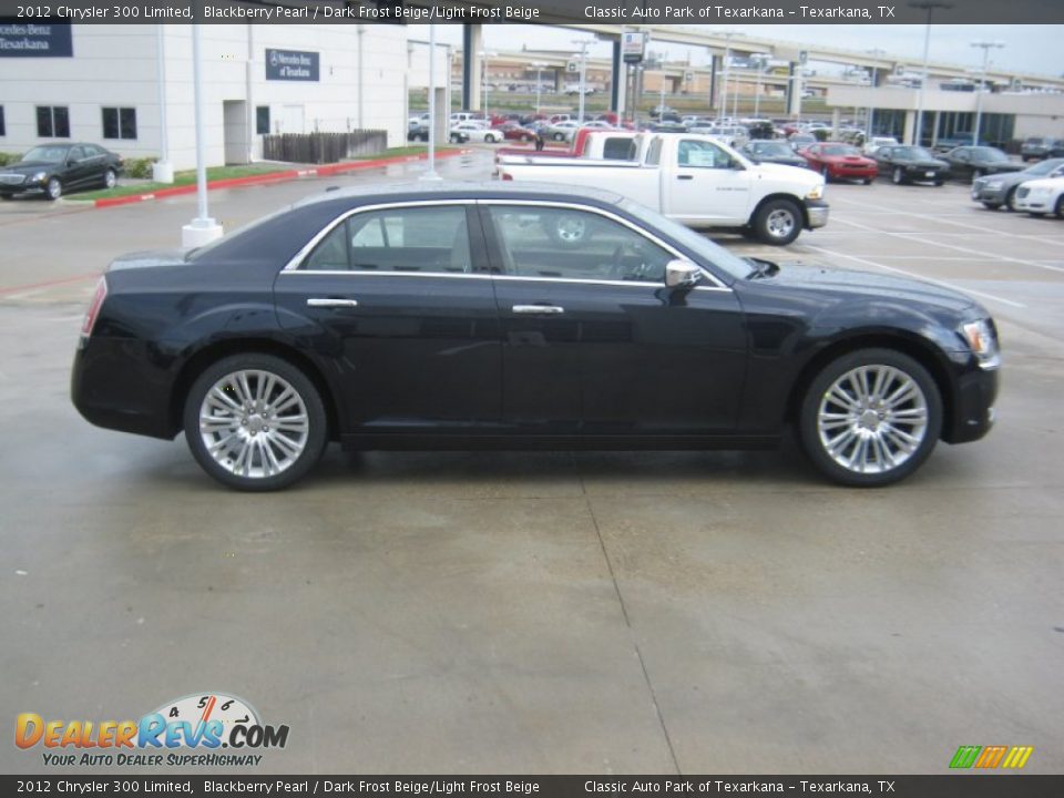 2012 Chrysler 300 Limited Blackberry Pearl / Dark Frost Beige/Light Frost Beige Photo #6