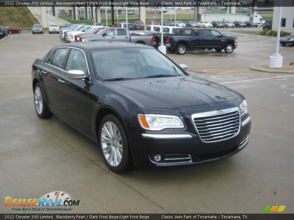 2012 Chrysler 300 Limited Blackberry Pearl / Dark Frost Beige/Light Frost Beige Photo #7