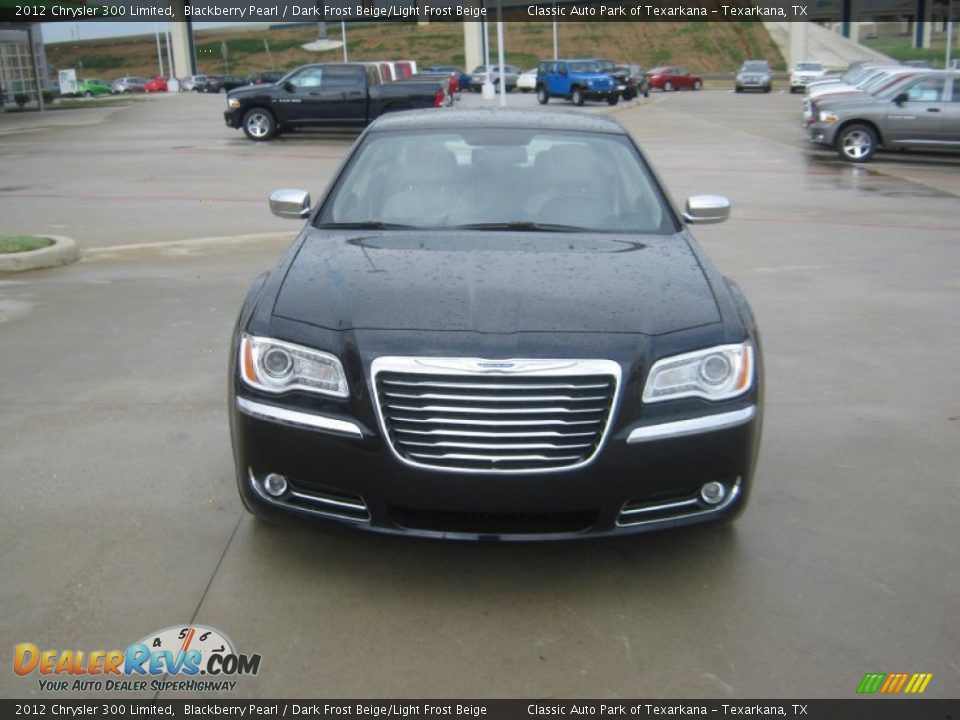 2012 Chrysler 300 Limited Blackberry Pearl / Dark Frost Beige/Light Frost Beige Photo #8