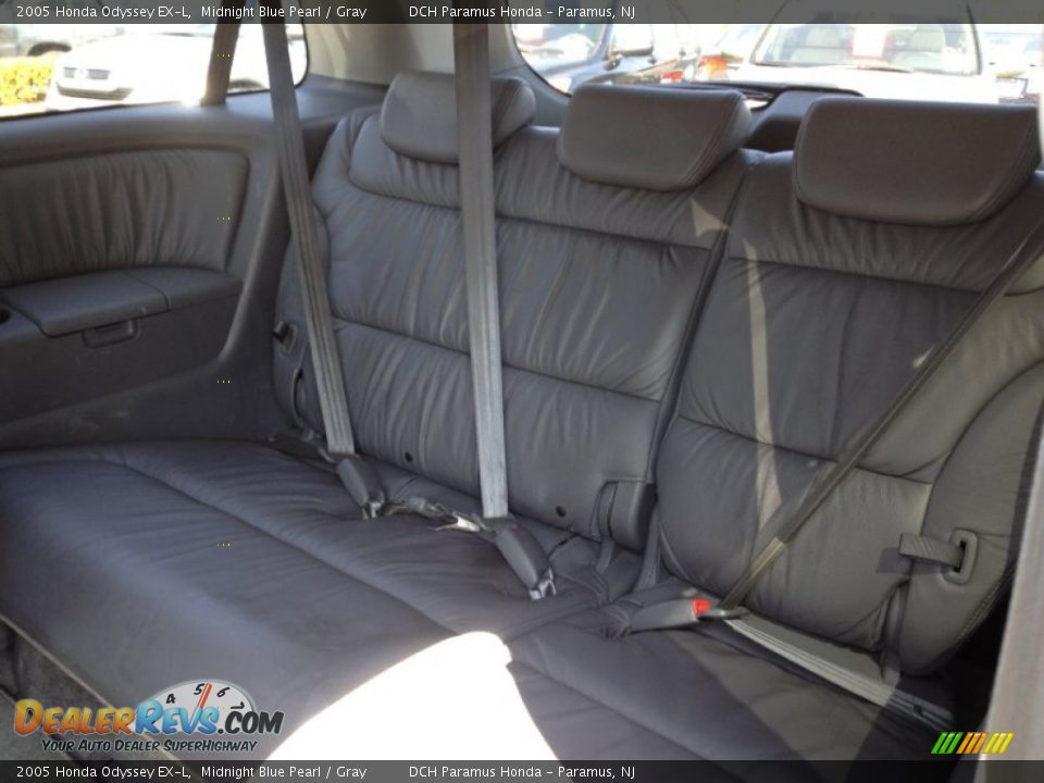 2005 Honda Odyssey EX-L Midnight Blue Pearl / Gray Photo #12