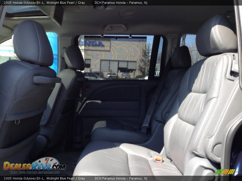 2005 Honda Odyssey EX-L Midnight Blue Pearl / Gray Photo #13