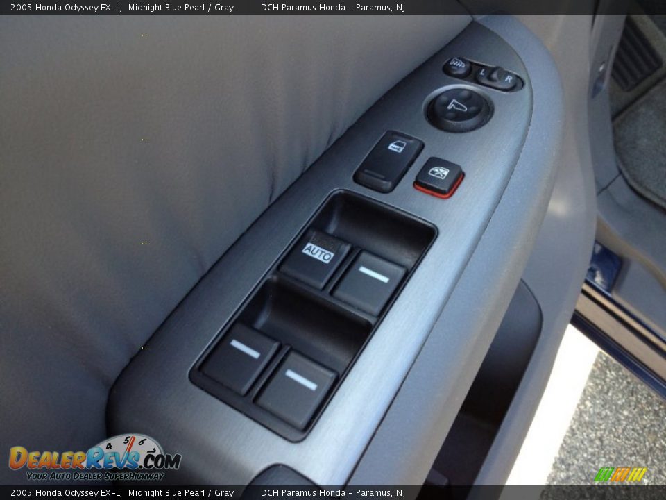 2005 Honda Odyssey EX-L Midnight Blue Pearl / Gray Photo #22
