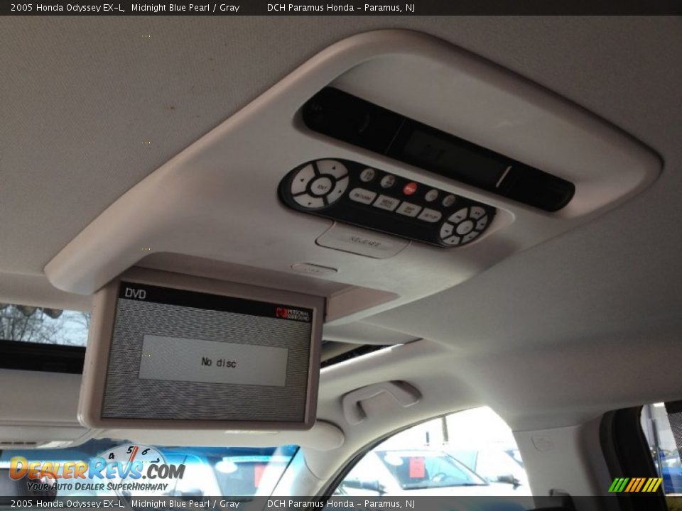 2005 Honda Odyssey EX-L Midnight Blue Pearl / Gray Photo #24