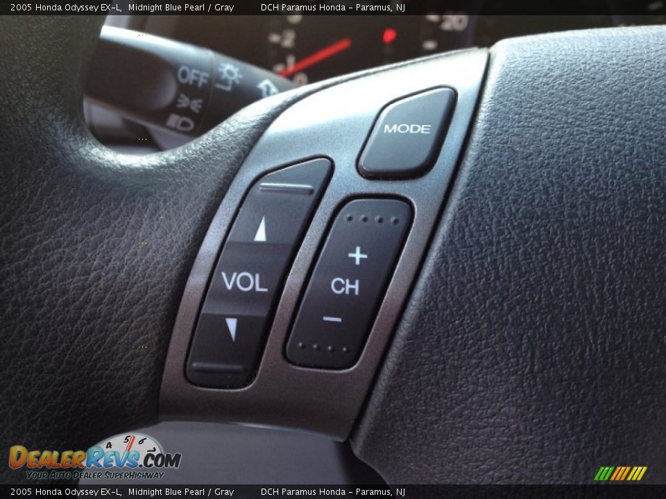 2005 Honda Odyssey EX-L Midnight Blue Pearl / Gray Photo #28